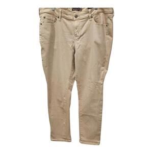 NWT Torrid Boyfriend Straight Vintage Stretch Jeans Beige Size 16